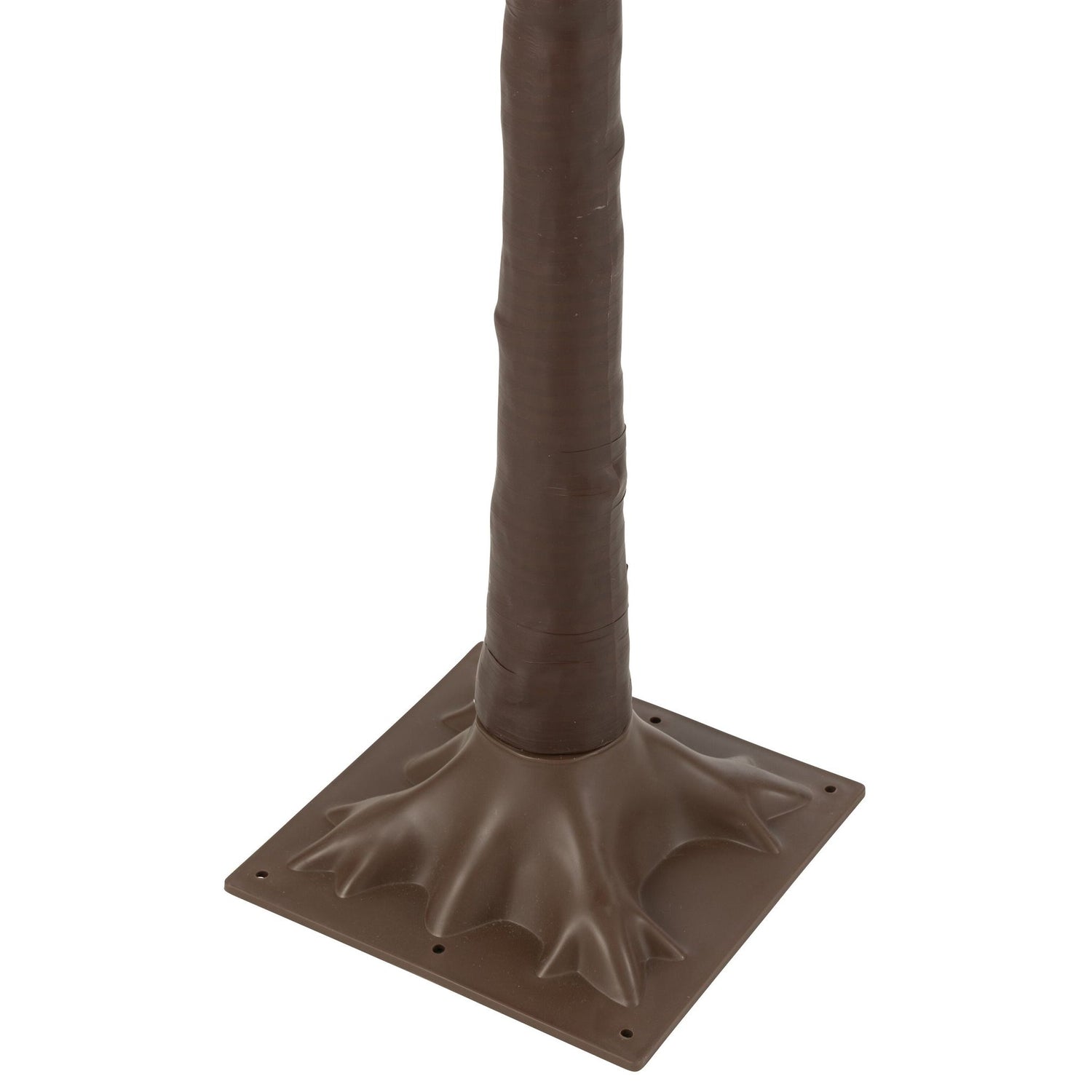 Kerstboom 3000 Led Plastiek Bruin Large H210cm van J-Line, bruine kerstboom van plastiek, in een feestelijk gestylede setting
