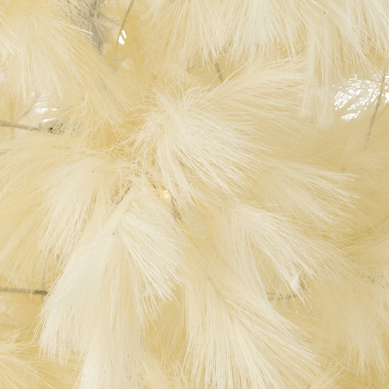 Kerstboom 400 Led Pampa Metaal Ecru H210cm J-Line - Kerstboom - J-Line - livinglovely.nl