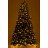 Kerstboom 4000 Led Kunstmatig Donkergroen Extra Large H325cm van J-Line, detail van de takken en afwerking