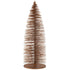 Kerstboom Decoratief Glitter Hout Bruin Extra Large H140cm van J-Line, bruine kerstboom van hout, volledig in beeld