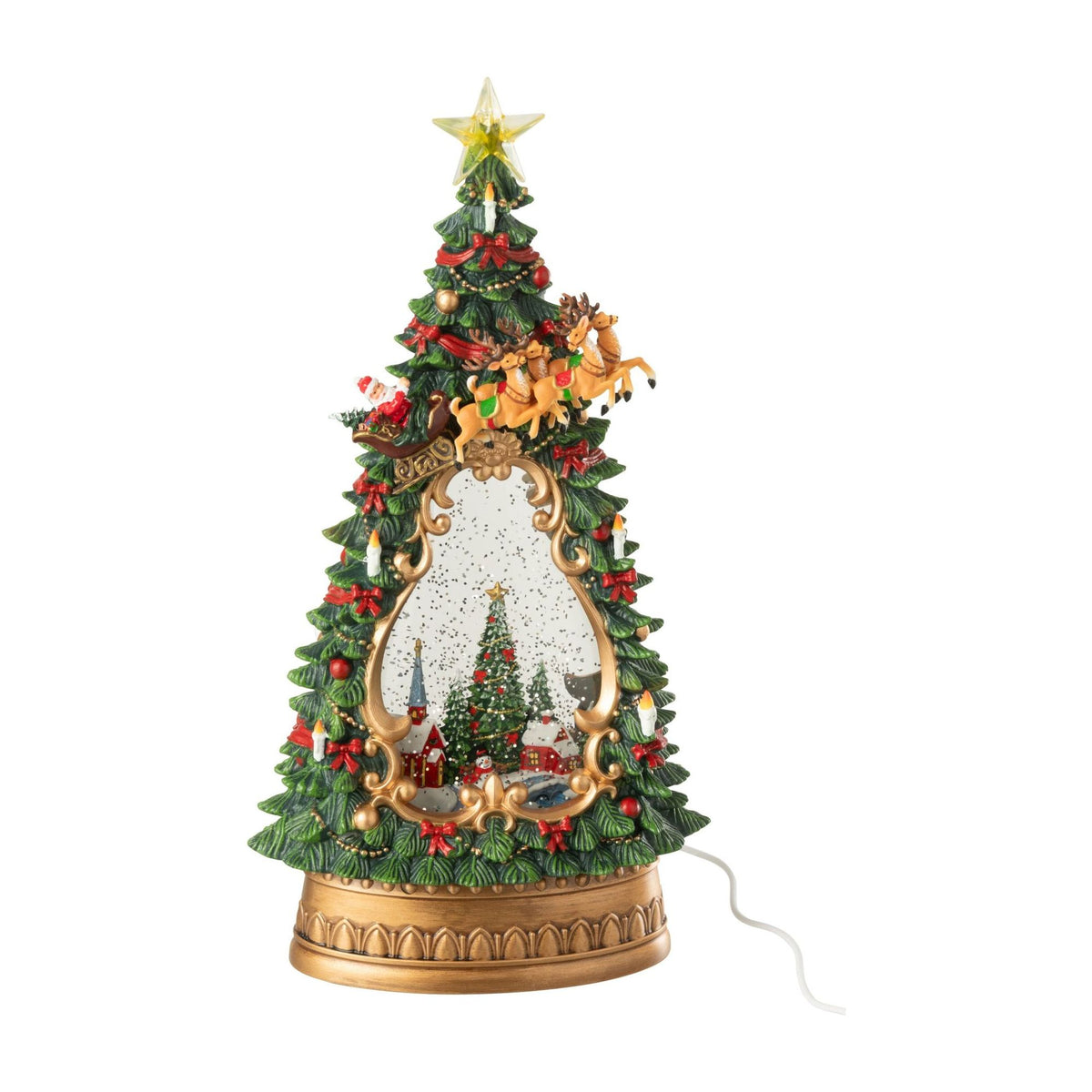 Kerstboom Dorp met Verlichting Multicolor J-Line