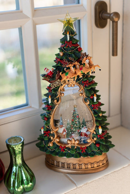Kerstboom Dorp met Verlichting Multicolor J-Line