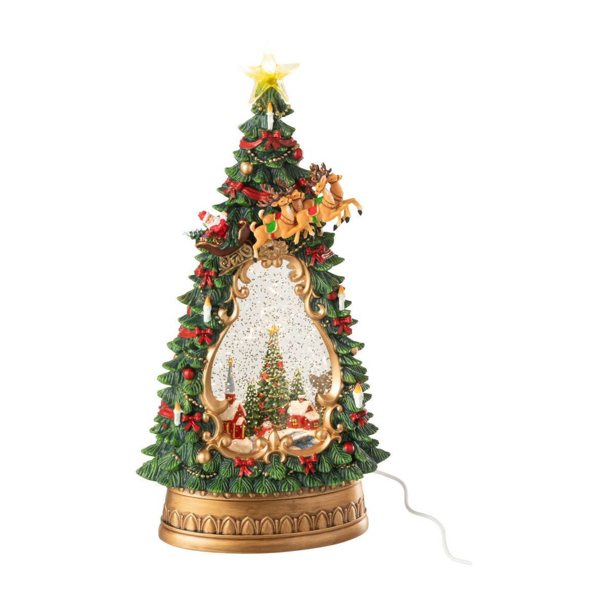 Kerstboom Dorp met Verlichting Multicolor J-Line