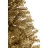 Kerstboom Kunstmatig Pvc Goudkleurig Medium H150cm van J-Line, detail van de takken en afwerking