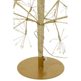 Kerstboom Led Warm Witte Lichten Ijzer Goudkleurig Large H180cm van J-Line, vanuit een andere hoek gefotografeerd