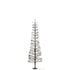Kerstboom Led Warm Witte Lichten Ijzer Zwart Large H180cm van J-Line, zwarte kerstboom van ijzer, volledig in beeld