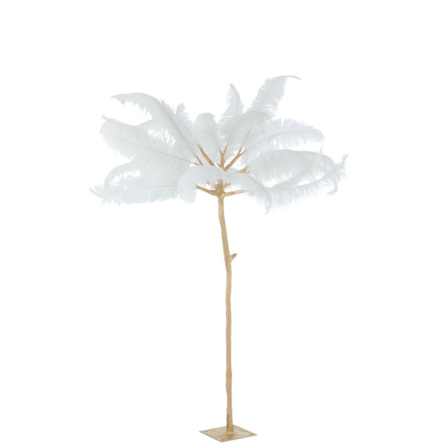 Kerstboom Veren Staal Goud/Wit Large H190cm J-Line