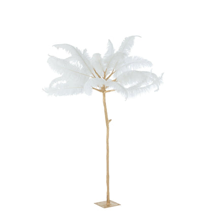 Kerstboom Veren Staal Goud/Wit Large H190cm J-Line