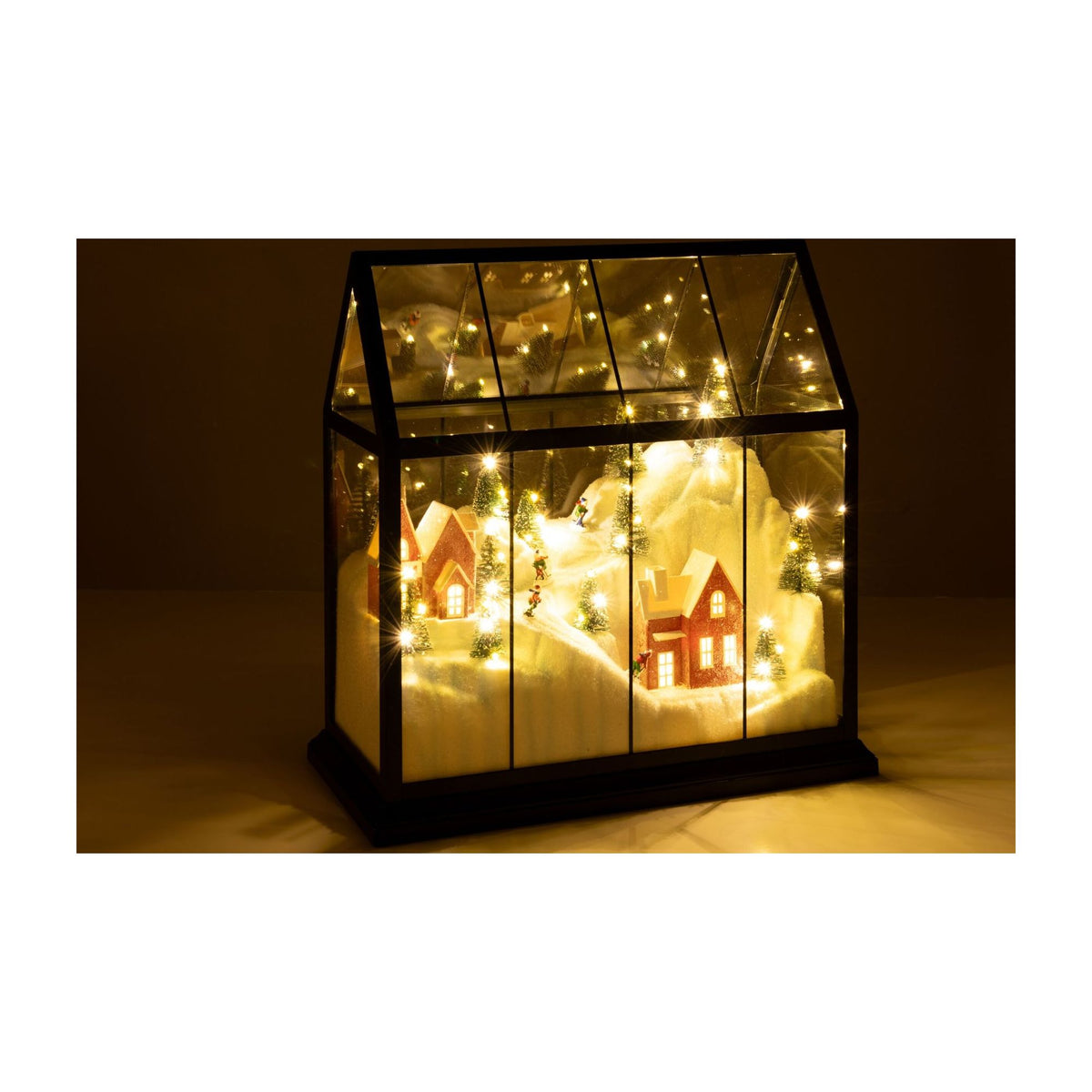 Kerstdorp Led Glas Multicolor Large J-Line