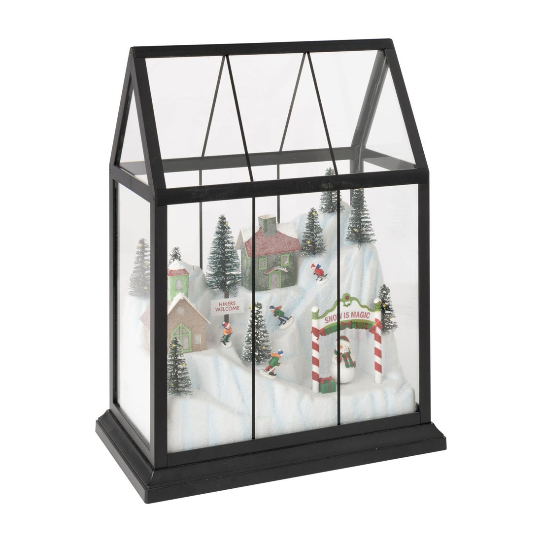 Kerstdorp Led Glas Multicolor Medium J-Line