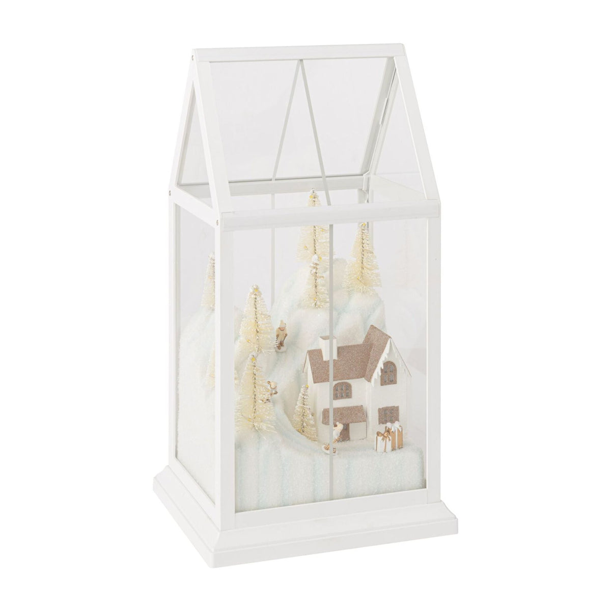 Kerstdorp Led Glas Wit/Goud Small J-Line