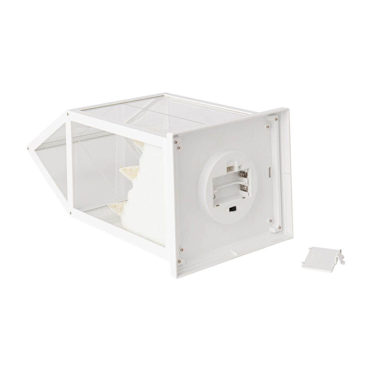 Kerstdorp Led Glas Wit/Goud Small J-Line