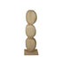Kodey Natural Mango Wood Circle Shaped Statue PTMD - Beeld - PTMD - livinglovely.nl
