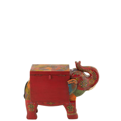 Koffer Olifant Delhi Mangohout Mix J-Line