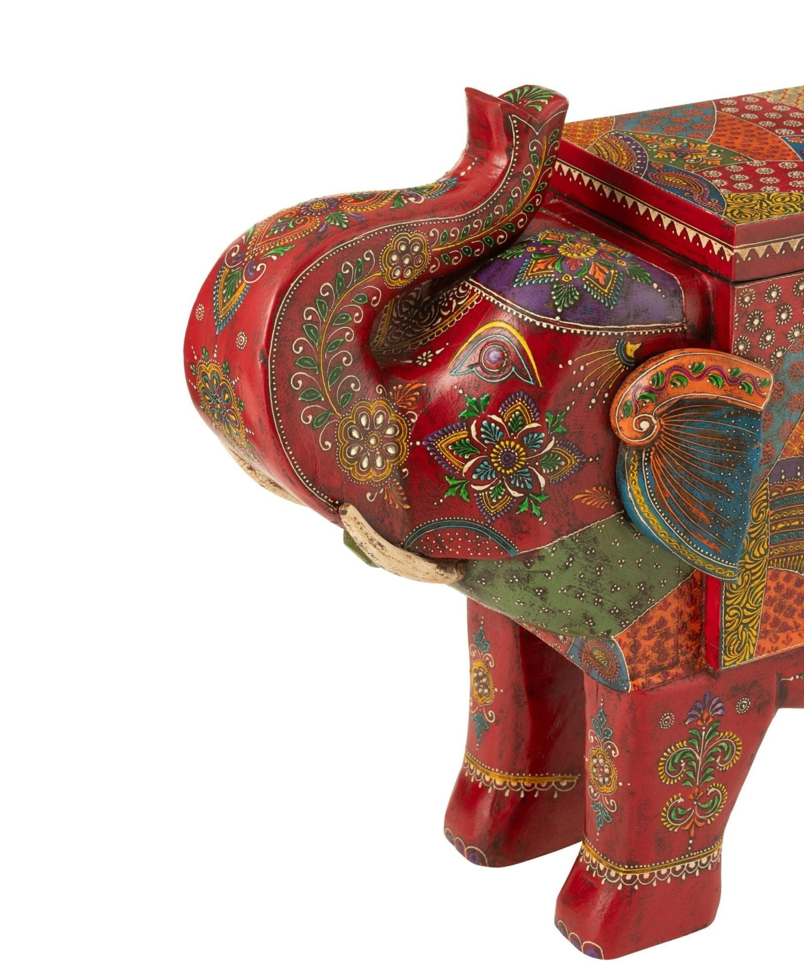 Koffer Olifant Delhi Mangohout Mix J-Line