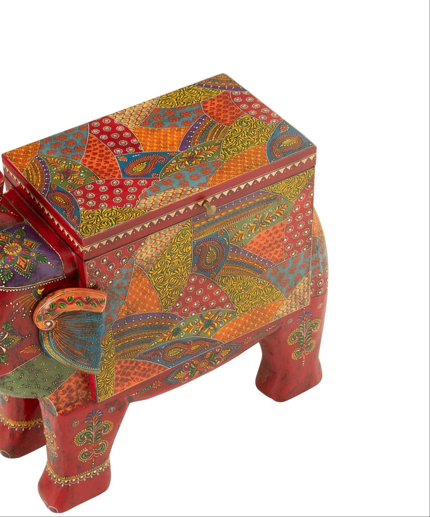 Koffer Olifant Delhi Mangohout Mix J-Line