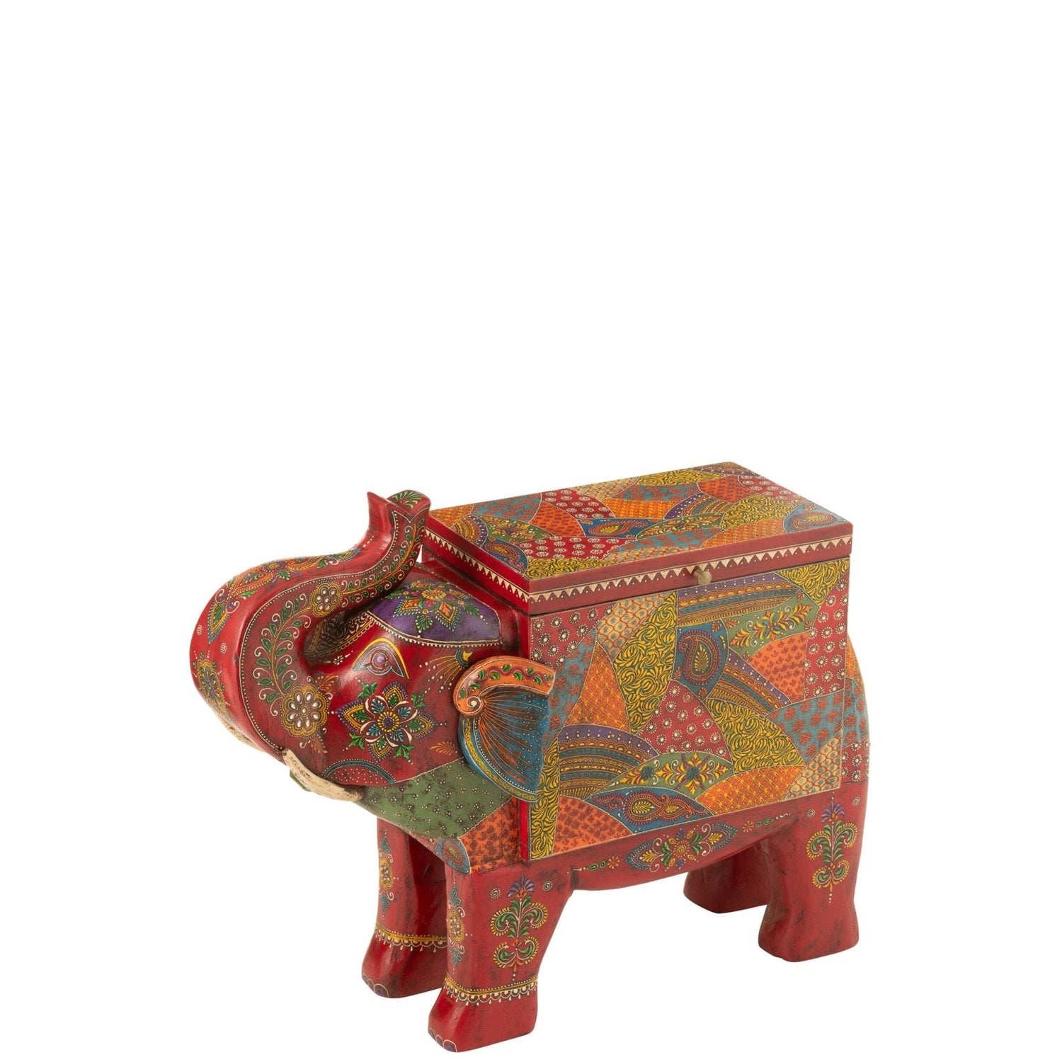 Koffer Olifant Delhi Mangohout Mix J-Line
