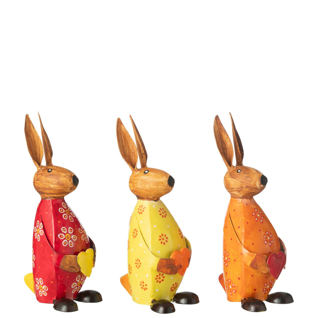Konijn Met Hart Ijzer Mix Small Assortiment Van 3 J-Line