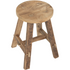 Kruk Antiques Agung van MUST Living in naturel, gerecycled teakhout, volledig in beeld op een neutrale achtergrond
