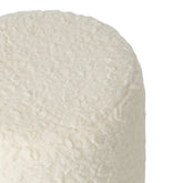 Kruk Bont Mdf Wit - Kruk - J-Line - livinglovely.nl