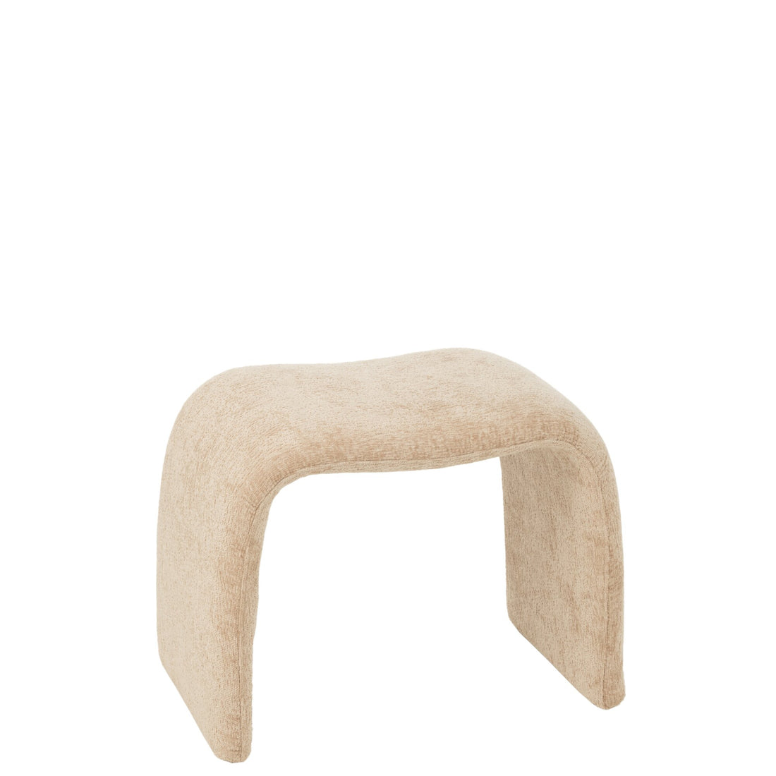 Kruk N Shape Textiel Beige J-Line
