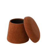 Kruk Paddenstoel Mdf Terracotta Small - Kruk - J-Line - livinglovely.nl