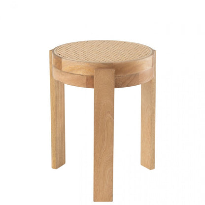 Kruk Pune Mangohout Naturel - Kruk - J-Line - livinglovely.nl