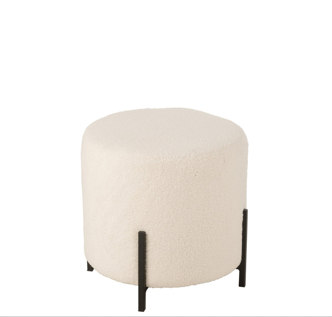 Kruk Schaap Stof/Schuim Wit J-Line