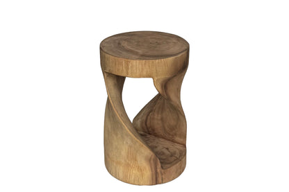 Livingfurn kruk 45cm in naturel suar hout