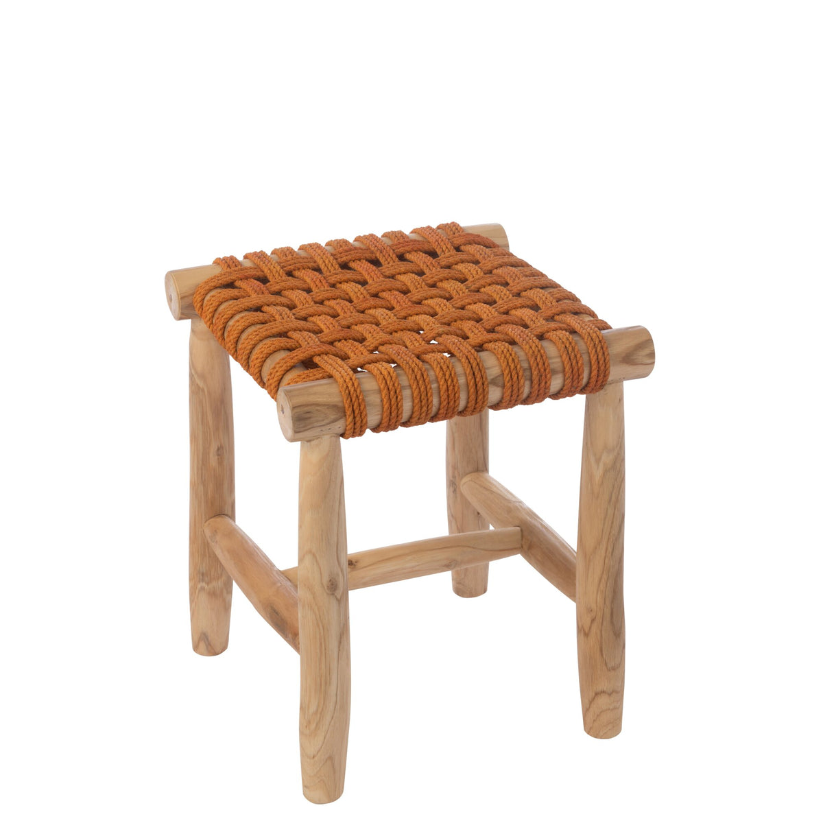 Kruk Teak Hout Oranje J-Line