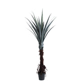 Kunstplant pandanus van PTMD in donkergroen, 180 cm hoog