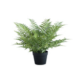 Kunstplant varen van PTMD in groen met zwarte pot, 65 cm breed