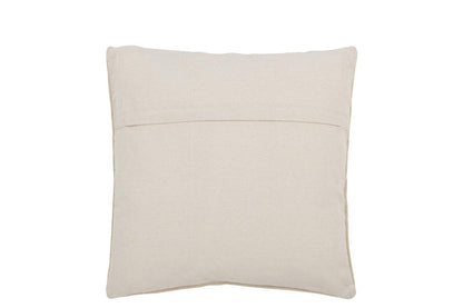 Kussen Diamanten + Pijlen Katoen Creme/Roze - Kussen - J-Line - livinglovely.nl