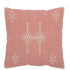 Kussen Diamanten+Pijlen Katoen Perzik Roze - Kussen - J-Line - livinglovely.nl