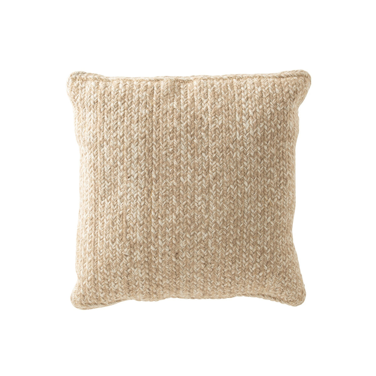 Kussen Miami Outdoor Polyester Naturel/Wit