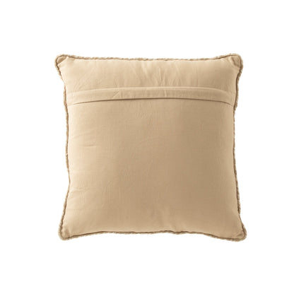 Kussen Miami Outdoor Polyester Naturel/Wit