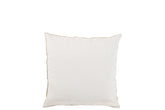 Kussen Olifant Textiel Naturel/Wit Small - Kussen - J-Line - livinglovely.nl