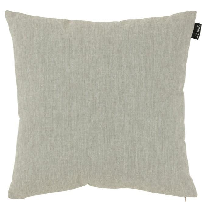 Kussen Outdoor Polyethyleen Grijs - Outdoor kussen - J-Line - livinglovely.nl