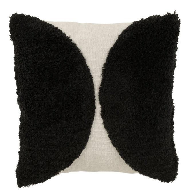 Kussen Semi Cirkel Katoen - Kussen - J-Line - livinglovely.nl