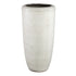 Kyleigh Beige Round Ceramic Pot Smooth High XL Dia37.5xH77cm PTMD - Pot - PTMD - livinglovely.nl