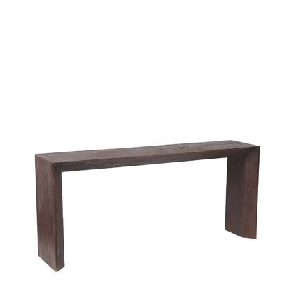 Kyro Brown mango wood rectangle sidetable PTMD - Sidetable - PTMD - livinglovely.nl