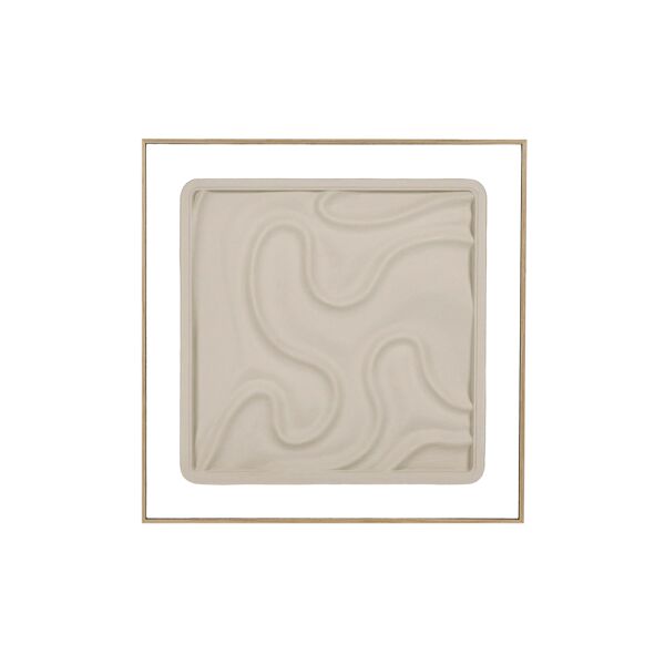 La Maree Basse - muur deco - hout - L 60xW3,5xH 60 cm - Beige Pomax - Schilderij - Pomax - livinglovely.nl