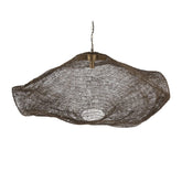 Lailaa Brass Iron Ceiling Lamp Wavy L PTMD , Hanglamp , PTMD , livinglovely.nl