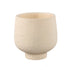 Laim Cream Cement Round Pot Dots Pattern On BaseXL Dia30xH30cm PTMD - Pot - PTMD - livinglovely.nl