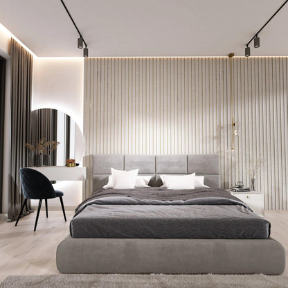 Lamelio 3D wandpaneel - Amber Grijs - Lamelio - Lamelio - livinglovely.nl