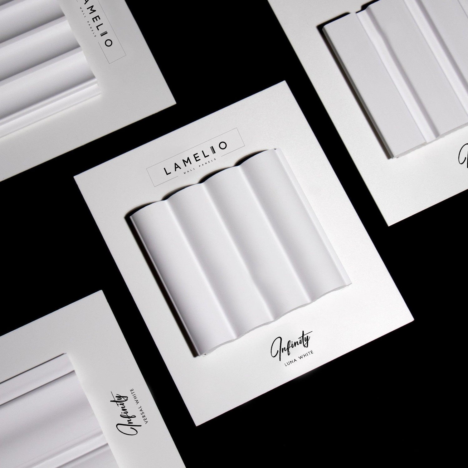 Lamelio 3D wandpaneel - Infinity Luna - Lamelio - Lamelio - livinglovely.nl