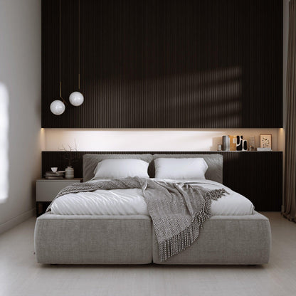 Lamelio 3D wandpaneel - Onda Zwart - Lamelio - Lamelio - livinglovely.nl