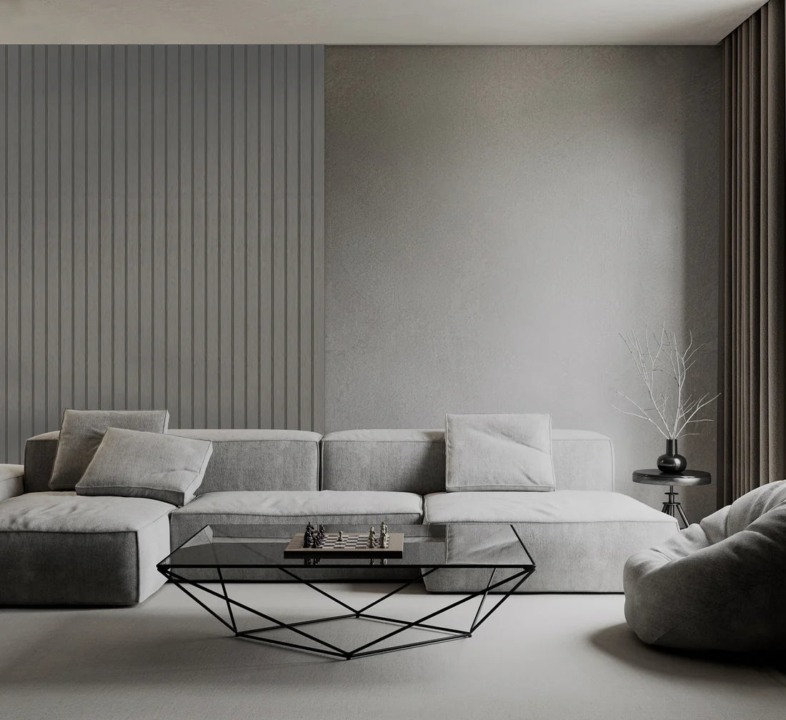 Lamelio Wandpaneel - Roca Stormy Grey - Lamelio - Lamelio - livinglovely.nl