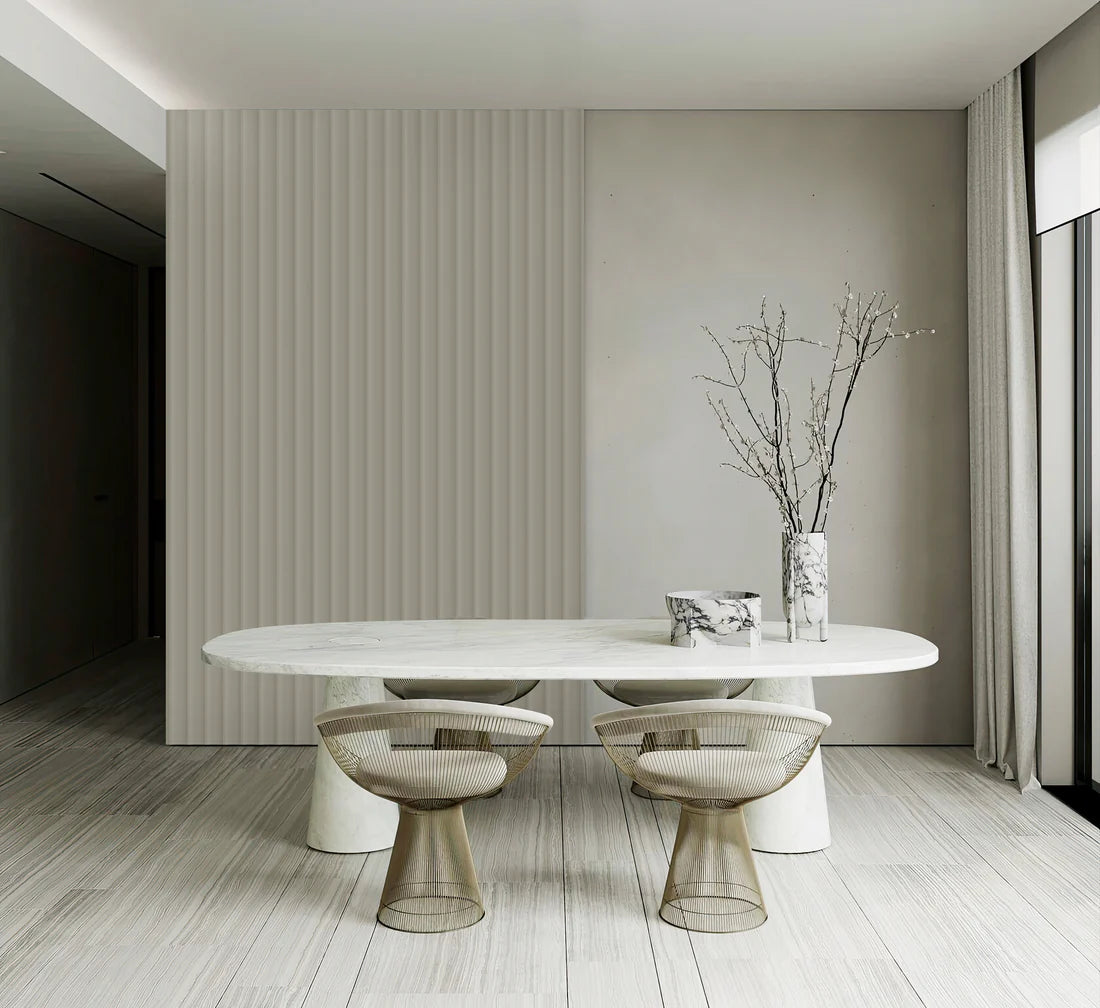 Lamelio Wandpaneel - Velutto Dessert Beige - Lamelio - Lamelio - livinglovely.nl