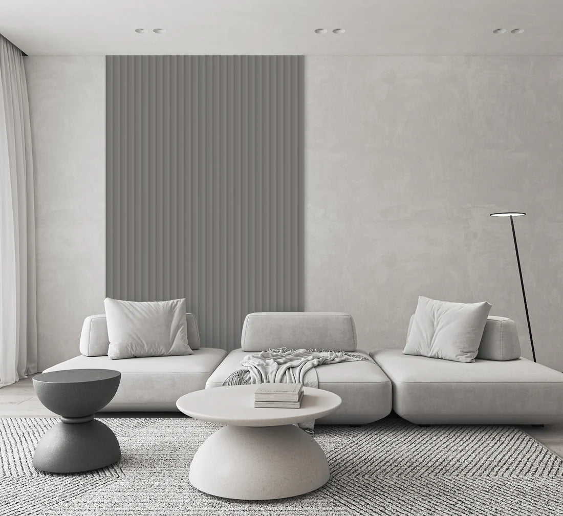 Lamelio Wandpaneel - Velutto Misty Grey - Lamelio - Lamelio - livinglovely.nl